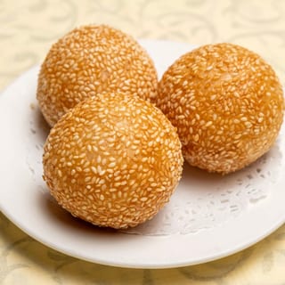 芝麻球 L - [Sesame Ball with Lotus]