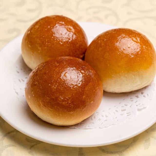 焗叉燒包 L - [Baked BBQ Pork Buns].